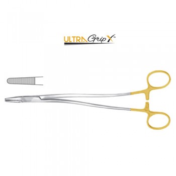 UltraGripX™ TC Needle Holder S Shaped Stainless Steel, 20.5 cm - 8"
